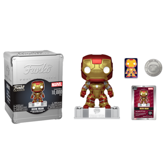Funko Pop! Classics Super Heroes: Marvel - Iron Man - 10,000 PCS Limited Edition (111C)